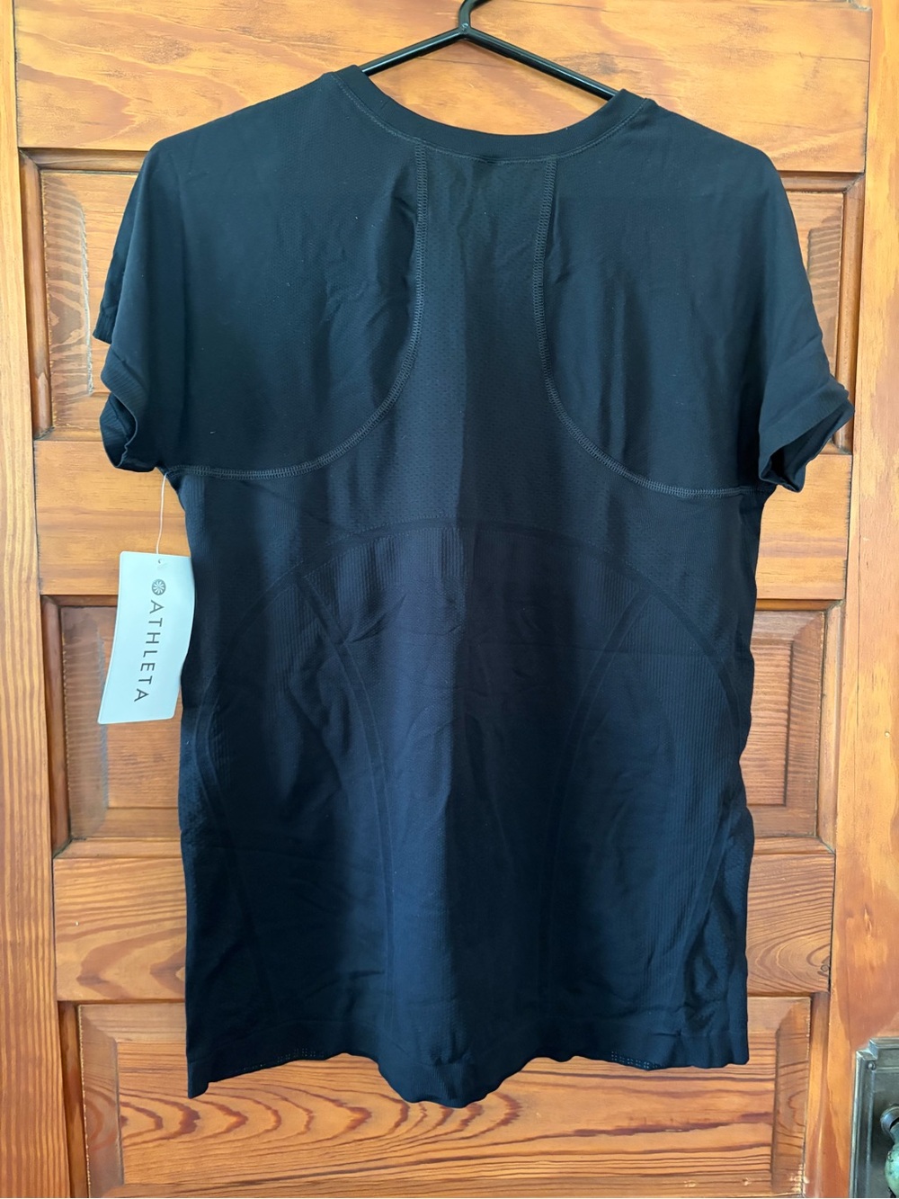 Athleta Women's Black Short Sleeve Active Tee size women’s XL NWOT - Picture 6 of 8